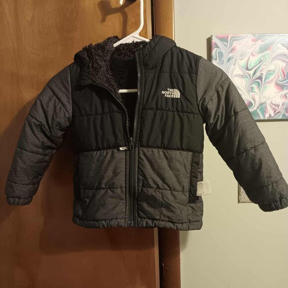 The North Face Toddler Reversible Mount Chimbo Full Hooded Coat Jacket Size 4T - Picture 1 of 1